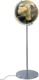 TROIKA® Leuchtglobus SOJUS CITY LIGHT blau/grün