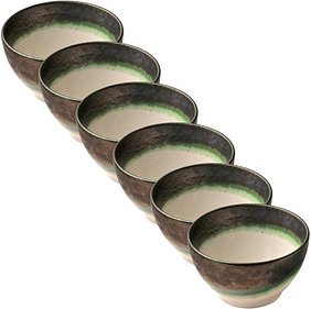 6 HEART & SOUL Schalen Perfect Match Avocado grün 10,0 cm