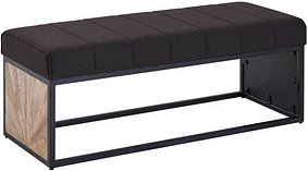 WOHNLING Sitzbank WL6.487 schwarz Stoff 105,0 cm