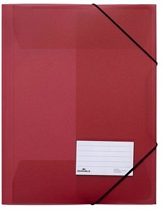 DURABLE Eckspanner DIN A4 rot, 5 St.