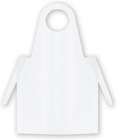 Meditrade® unisex Überwurfschürze weiß Einheitsgröße 50 St.