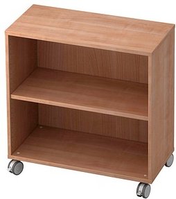 HAMMERBACHER Aktenregal Profi nussbaum 80,0 x 40,0 x 82,0 cm, 1 St.