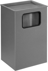 SZ Metall Standaschenbecher silber, 1 St.