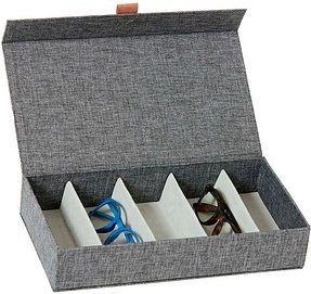 LOVE !T STORE !T Premium Brillenbox grau 30,0 x 17,0 x 6,0 cm