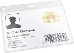 EICHNER Ausweishüllen transparent A6 quer, 200 St.