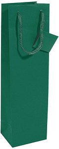 5 SIGEL Geschenktüten für Flaschen grün 10,0 x 35,0 cm