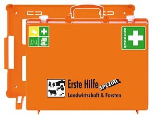 SÖHNGEN Erste-Hilfe-Koffer SPEZIAL MT-CD Landwirtschaft & Forsten DIN 13157 + Erweiterung orange