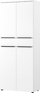 GERMANIA Aktenschrank Mailand, 4372-84 weiß 81,0 x 40,0 x 197,0 cm, 1 St.