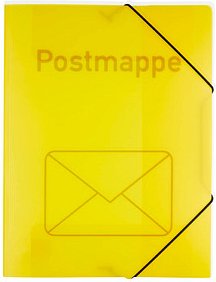 VELOFLEX Eckspanner Postmappe DIN A4 gelb, 1 St.