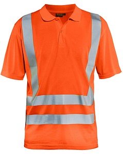 BLAKLÄDER® unisex Warnschutz Shirt 3391 orange Größe 2XL
