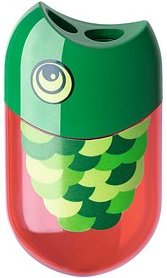 FABER-CASTELL Dosenspitzer doppelt Fisch grün