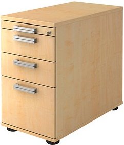 HAMMERBACHER Akandia Standcontainer ahorn 4 Auszüge 42,8 x 80,0 x 72,0 - 76,0 cm