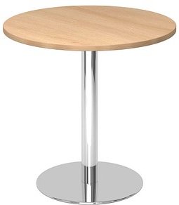 HAMMERBACHER Bistrotisch rund Spanplatte eiche 80,0 x 80,0 x 74,0 cm, 1 St.
