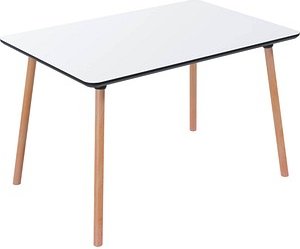 Thumbnail - meet powered by PAPERFLOW PALOMBA Bistrotisch rechteckig MDF-Platte weiß 120,0 x 80,0 x 75,0 cm, 1 St.