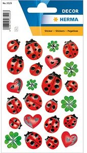 HERMA Aufkleber 3529 Glücksbringer, 48 Etiketten
