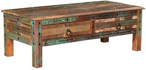 Thumbnail - Garden Pleasure KALANKA Beistelltisch quadratisch Massivholz braun 115,0 x 55,0 x 40,0 cm, 1 St.