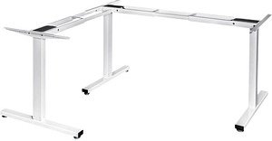 Thumbnail - LMG elektrisch höhenverstellbares Schreibtischgestell weiß ohne Tischplatte, T-Fuß-Gestell weiß 100,0 - 180,0 x 57,5/69,...