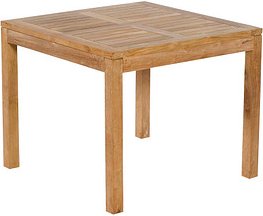 Sunny Smart® Gartentisch Wellington teakfarben rechteckig 90,0 x 90,0 x 75,0 cm