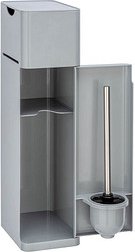 Thumbnail - WENKO WC-Garnitur Imon grau Kunststoff, 1 St.