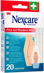 Thumbnail - Nexcare™ Pflaster Erste Hilfe Mix N0-20-7F beige, 20 St.