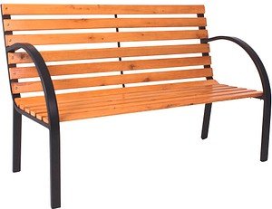 Garden Pleasure Gartenbank Bellevue 960363 braun Holz 122,0 cm