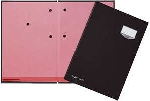 PAGNA Unterschriftenmappe DE LUXE 20 Fächer schwarz