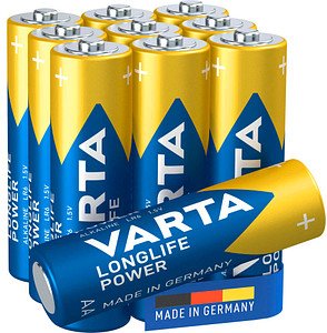 Thumbnail - VARTA Batterien LONGLIFE Power Alkali-Mangan Mignon AA 1,5 V, 10 St.