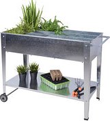 Thumbnail - Garden Pleasure Hochbeet MARIEGOLD Metall silber rechteckig 52,0 x 81,0 cm, 1 St.