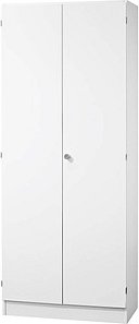 HAMMERBACHER Aktenschrank Haziender, V6100/W/W/SG weiß 4 Fachböden 80,0 x 42,0 x 200,4 cm