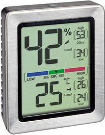 TFA® EXACTO Thermometer silber