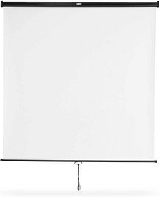 hama Rolloleinwand 1:1, 175 x 175 cm Projektionsfläche