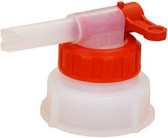 NITRAS SAFETY Kanisterhahn weiß/rot