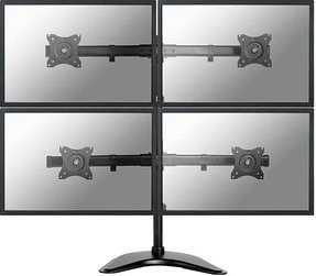 Thumbnail - Neomounts Monitor-Halterung NM-D335D4 schwarz für 4 Monitore, Tischständer