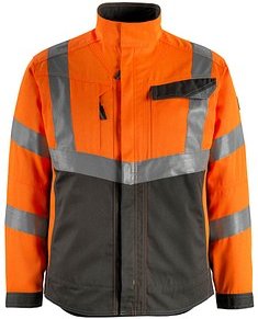 MASCOT® unisex Warnjacke Oxford warnorange, anthrazit Größe 4XL