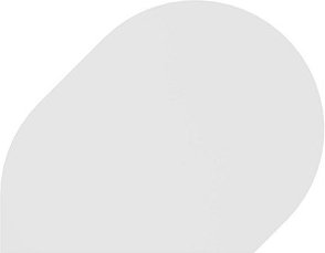 HAMMERBACHER Anbautisch höhenverstellbar LA81 weiß, grau Tropfenform 103,0 x 80,0 x 68,0 - 76,0 cm