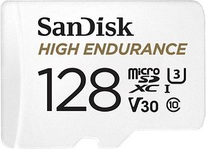 SanDisk Speicherkarte High Endurance, 128 GB, 1 St.