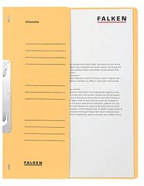 Thumbnail - FALKEN Einhakhefter Karton chamois DIN A4, halber Deckel, 1 St.