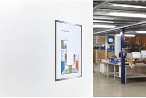 magnetoplan Magnetrahmen silber A4, 5 St.