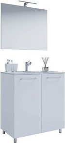 Thumbnail - VCM my bath Badmöbel-Set 3-teilig Gilos 914339 weiß 80,0 x 46,0 x 86,0 cm