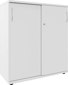 fm Schiebetürenschrank, 4260761570563 lichtgrau 2 Fachböden 100,0 x 44,2 x 111,5 cm