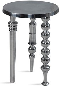 Thumbnail - WOHNLING Beistelltisch Aluminium silber 44,0 x 44,0 x 63,0 cm, 1 St.