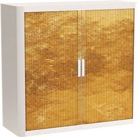 PAPERFLOW easyOffice Classic Chic Rollladenschrank 61392 2 Fachböden 110,0 x 41,5 x 104,0 cm