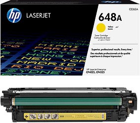 HP 648A (CE262A) gelb Tonerkartusche