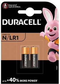 DURACELL Batterien LR1 Alkali-Mangan Lady N 1,5 V, 2 St.