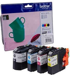brother LC-227XL/LC-225XL schwarz, cyan, magenta, gelb Druckerpatronen, 4er-Set