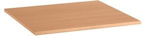 SODEMATUB Tischplatte buche rechteckig 80,0 x 80,0 x 2,5 cm