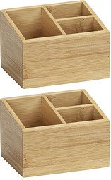 Thumbnail - WENKO Terra Ordnungsboxen braun 12,0 x 9,0 x 8,5 cm, 2 St.