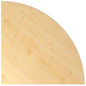 HAMMERBACHER Verbindungsplatte VXBE91 ahorn, silber dreieckig 80,0 x 80,0 x 2,5 cm