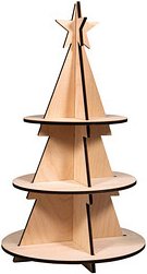 Rayher Holzbausatz Etagere natur