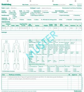 BOI Wunddokumentation Formulare, 50 St.